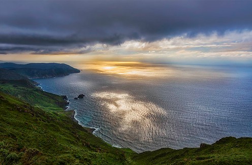 Pista panorámica que recorre la Serra da Capelada