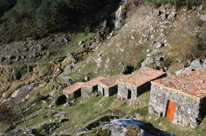 Interior de un molino rehabilitado en el Folón
