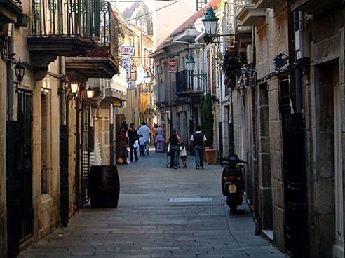 Río Miño visto desde el monte Santa Tegra