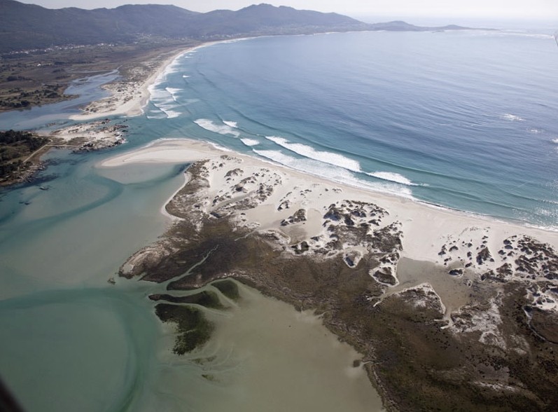 Panorámica de la playa de Carnota