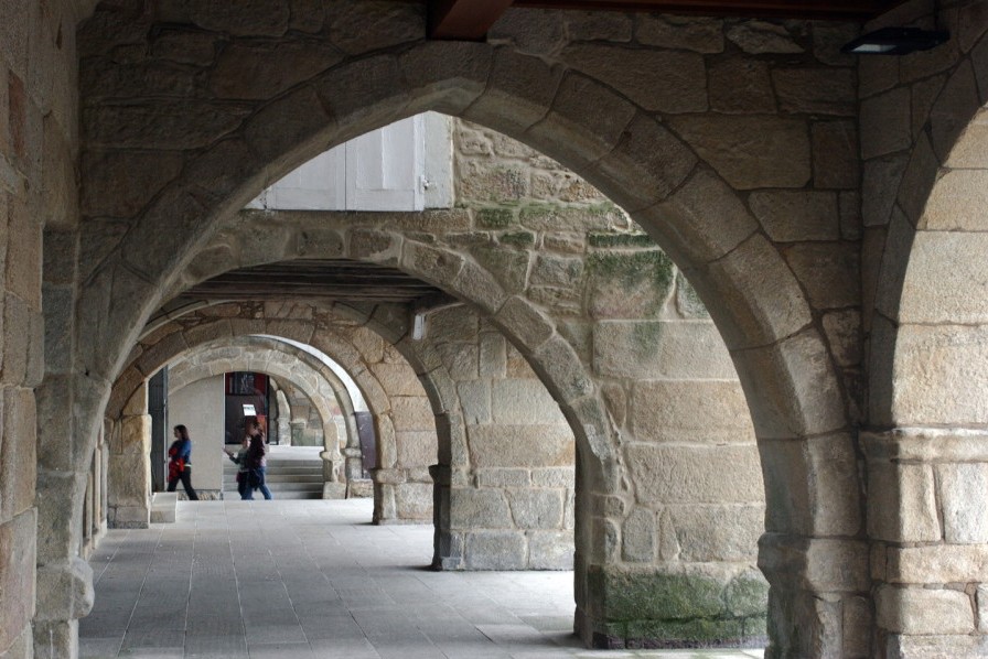 Soportales históricos de Muros