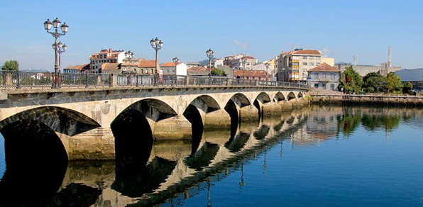Paseo fluvial del río Lérez a su paso por Pontevedra